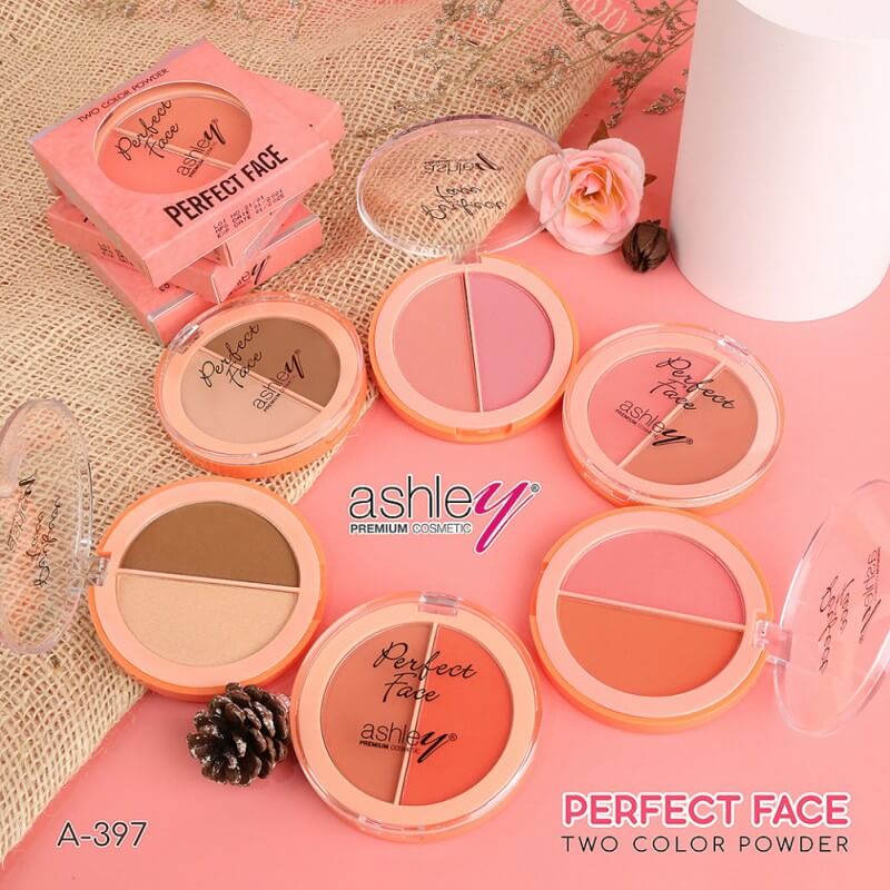 Ashley,Ashley Perfect Face,Perfect Face,Perfect Face Brush,ไฮไลท์,คอนทัวร์,เพอร์เฟค เฟซ บลัช,บลัชออน